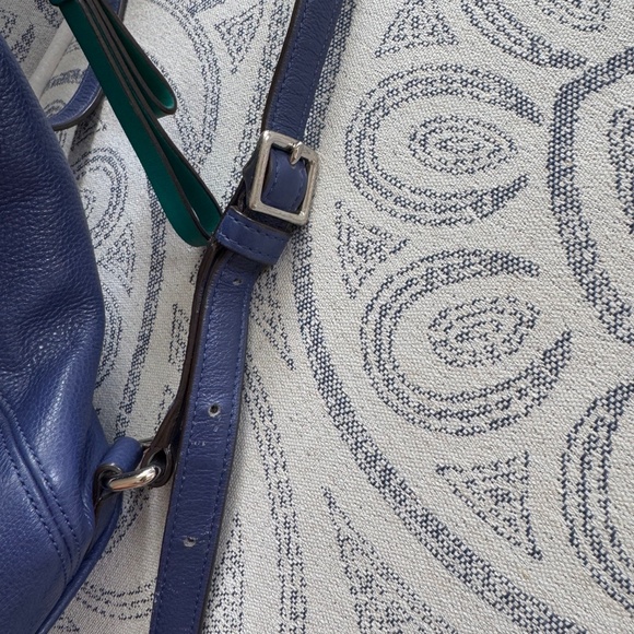 Coach Leather Mini Backpack in Periwinkle Blue & Turquoise - Picture 13 of 13